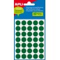 Etiquettes Minibag Apli Vert Ø 13.0mm 5 Feuilles