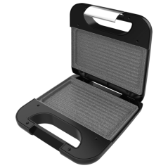 gril sandwich double noir argent
