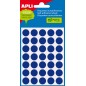 Etiquettes Minibag Apli Bleu Ø 13.0mm 5 Feuilles