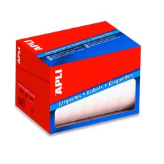 ✅ Rouleau d'étiquettes blanches permanentes Apli 34,0 x 67,0 mm couleur Blanc en stock