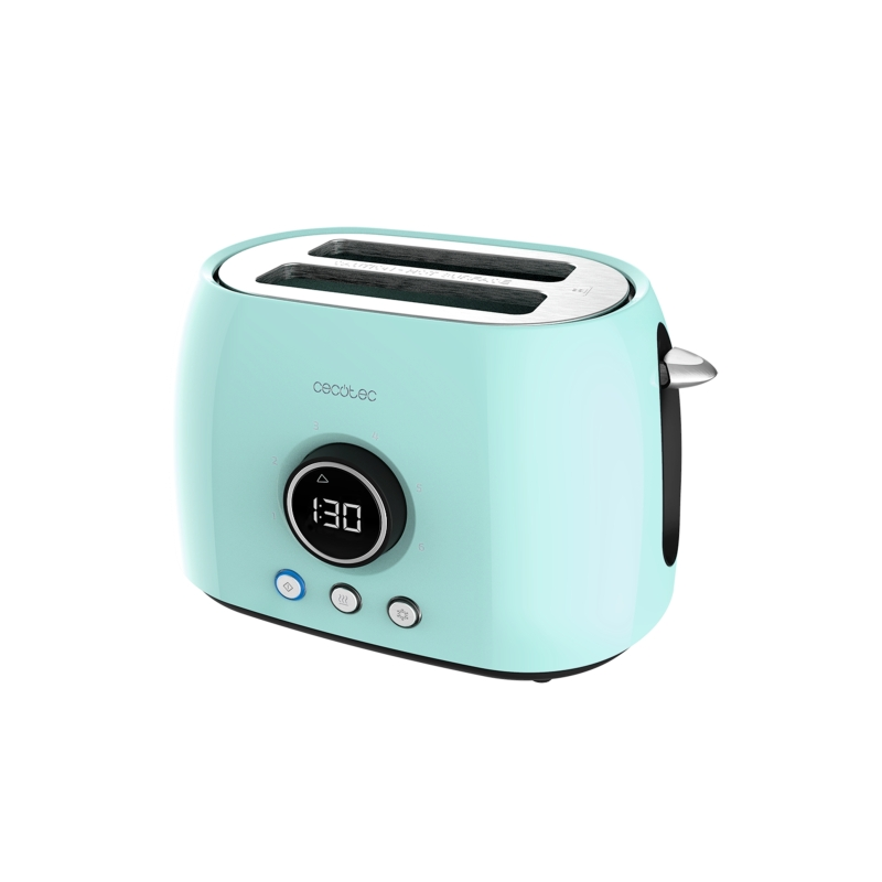 Grille-pain double fente Cecotec ClassicToast 8000 bleu clair