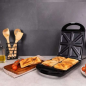 Cecotec Rock'nToast Family appareil à croque-monsieur noir/argent