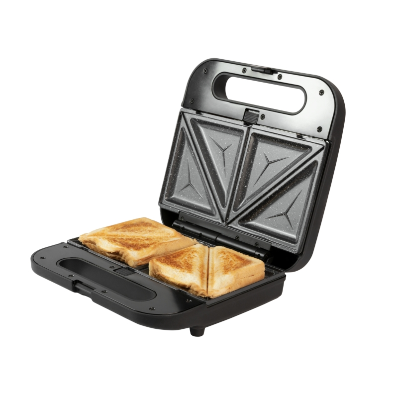 Appareil à sandwichs 3 en 1 Cecotec Rock'nToast 1000 noir