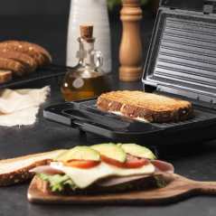 appareil à sandwichs 3 en 1 noir