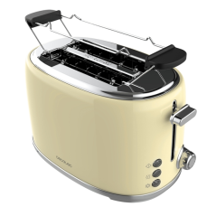 grille pain beige Cecotec 2 fentes