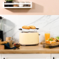 Grille-pain 2 fentes Cecotec Toast and Taste 1000 beige Grille-pain 2 fentes Cecotec Toast and Taste 1000 beige