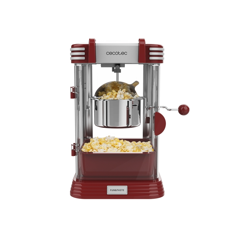 Machine à pop-corn électrique Cecotec rouge 500 ml rétro Machine à pop-corn électrique Cecotec rouge 500 ml rétro