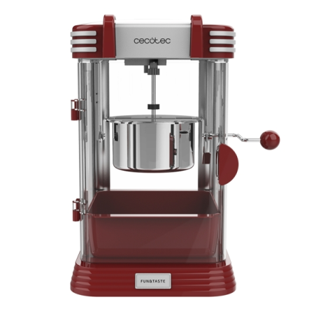 Machine à pop-corn électrique Cecotec rouge 500 ml rétro