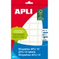 Apli Labels 10 Blanc 10,0 x 16,0 mm 10 Feuilles