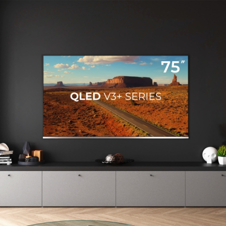 Téléviseur QLED 4K UHD Cecotec V3+ 75" Noir