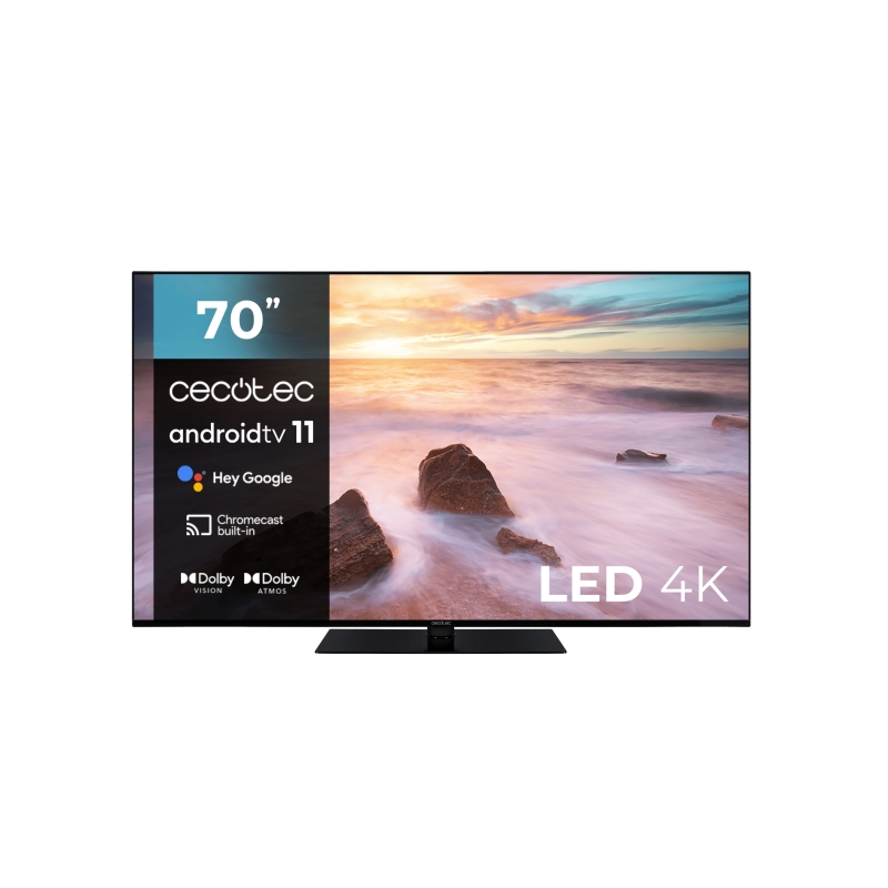 Téléviseur LED 70 Cecotec 4K UHD Android TV Noir Téléviseur LED 70 Cecotec 4K UHD Android TV Noir
