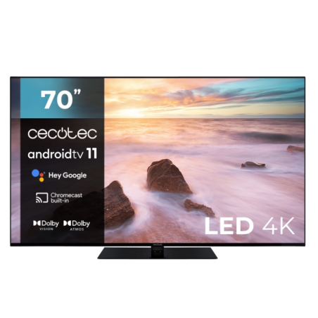 Téléviseur LED 70 pouces noir