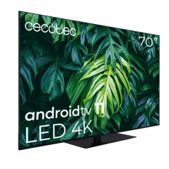 Téléviseur LED 70 Cecotec 4K UHD Android TV Noir