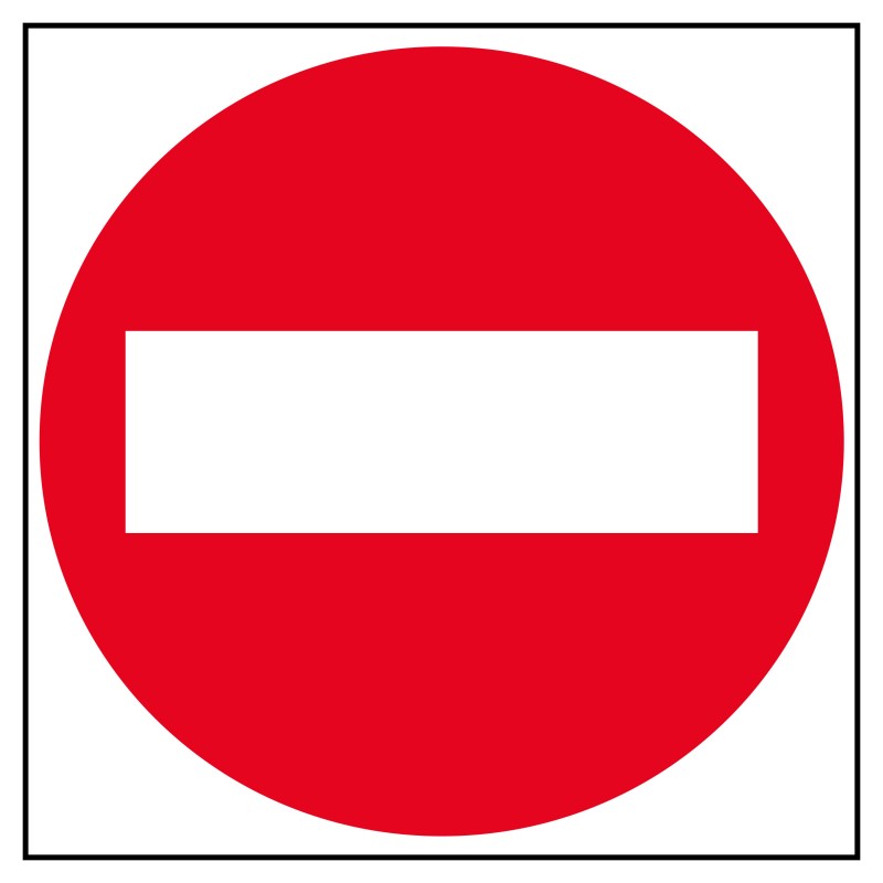 Appli Signalisation Etiquette Interdite El Paso 1 U.