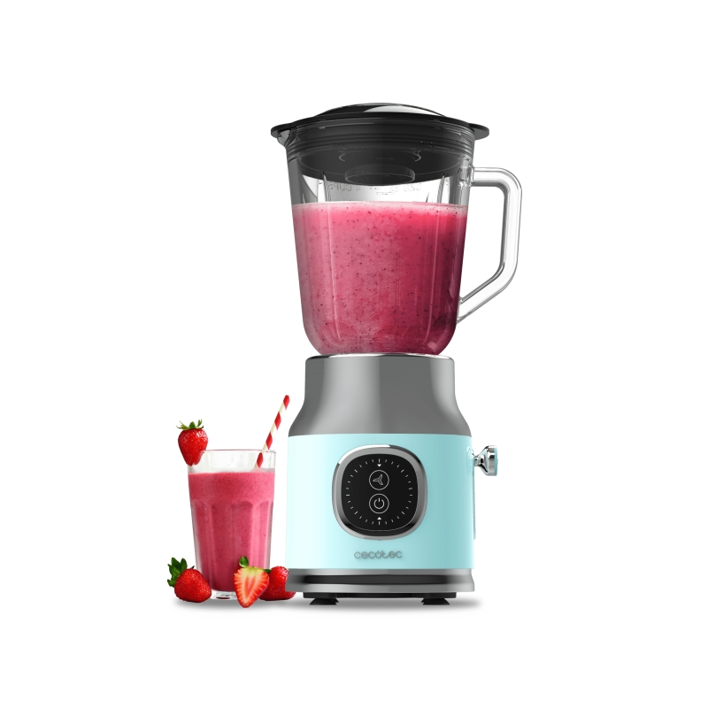 Blender Cecotec RetroTwist 800W bleu clair 1 L