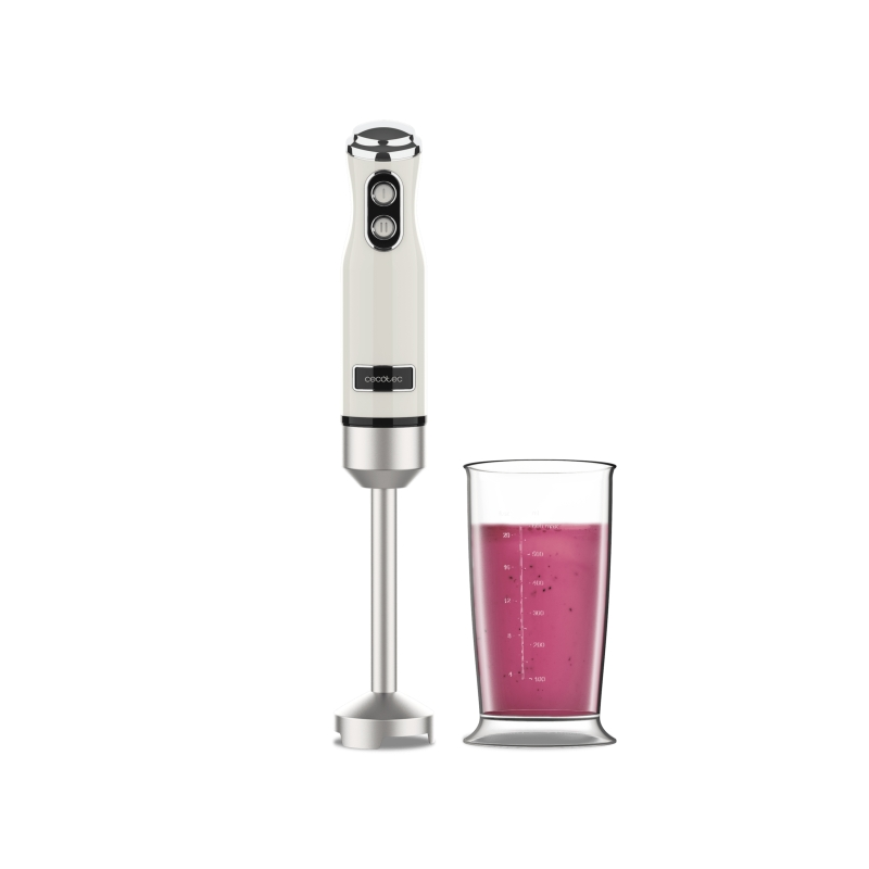 Mixeur plongeant Cecotec Power Retro Beige 1200 W 0,5 L Mixeur plongeant Cecotec Power Retro Beige 1200 W 0,5 L