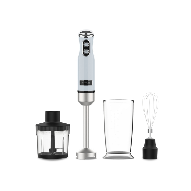 Cecotec Power RetroBlue Mixeur plongeant bleu pastel 0,5 L Cecotec Power RetroBlue Mixeur plongeant bleu pastel 0,5 L
