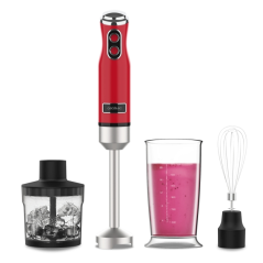 Mixeur plongeant rouge Cecotec