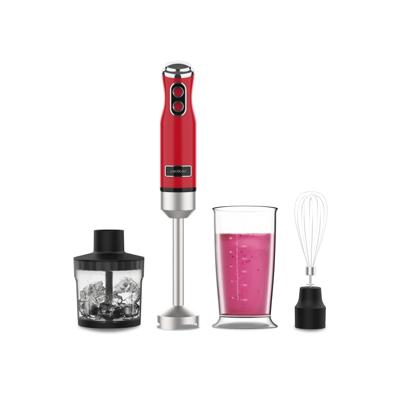 Mixeur plongeant Cecotec Power RetroRed 1200 W rouge Mixeur plongeant Cecotec Power RetroRed 1200 W rouge