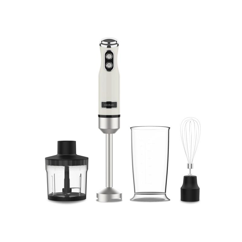 Mixeur plongeant Cecotec Power RetroBeige 1200 W beige Mixeur plongeant Cecotec Power RetroBeige 1200 W beige