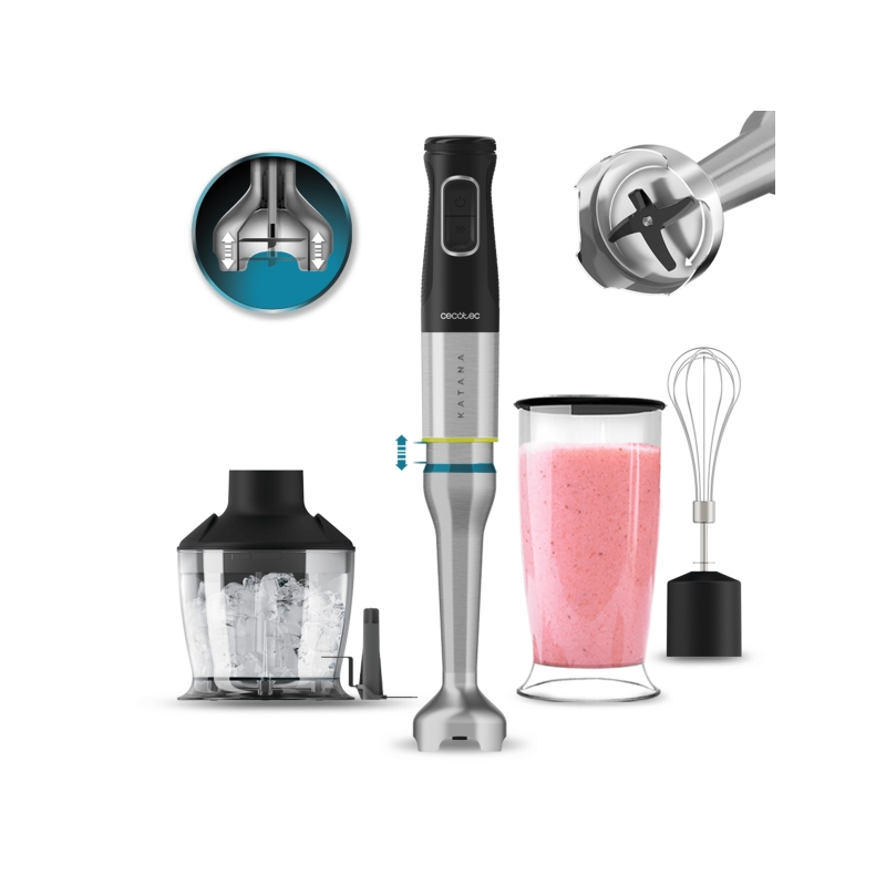 Mixeur plongeant Cecotec Katana 12 Chop 1200 W noir Mixeur plongeant Cecotec Katana 12 Chop 1200 W noir