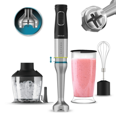 Mixeur plongeant noir Cecotec
