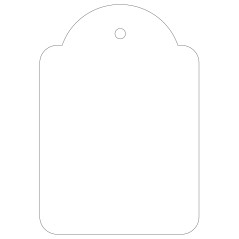 ✅ Étiquettes suspendues Apli Blanc 45 x 65 mm 400 U. couleur Blanc en stock