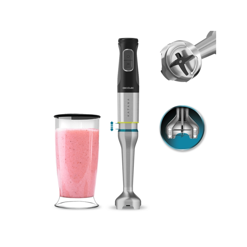 Mixeur plongeant Cecotec Katana 1200W noir Mixeur plongeant Cecotec Katana 1200W noir