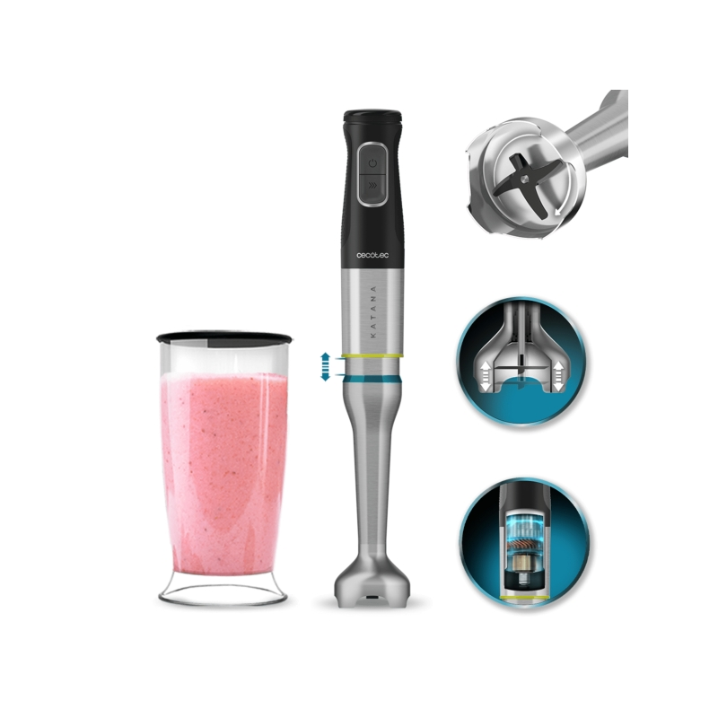 Mixeur plongeant Cecotec Katana 15 1500 W noir Mixeur plongeant Cecotec Katana 15 1500 W noir
