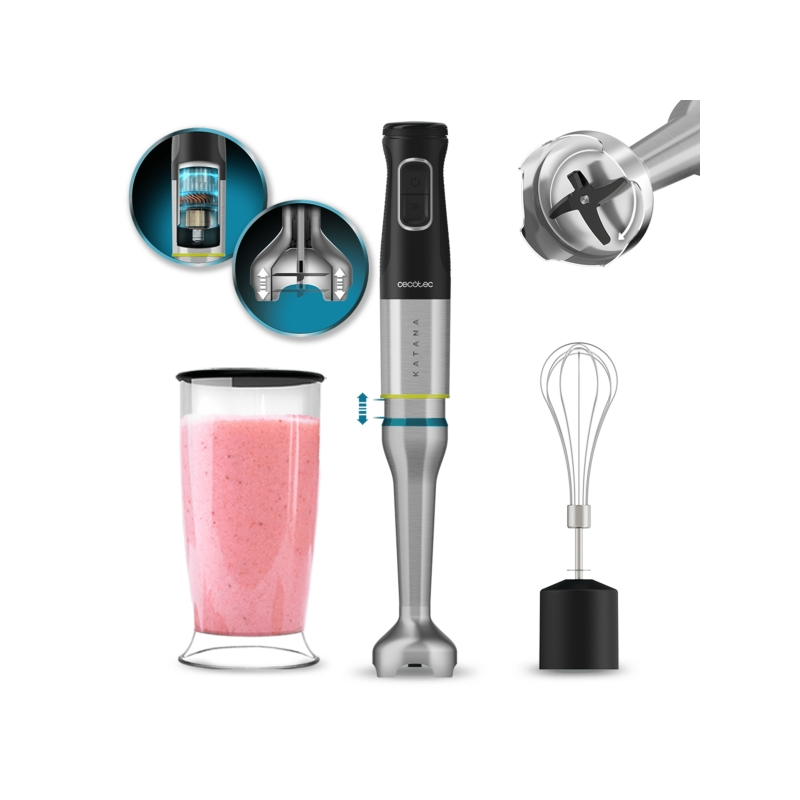 Mixeur plongeant Cecotec Katana 15 Noir 1500 W Mixeur plongeant Cecotec Katana 15 Noir 1500 W