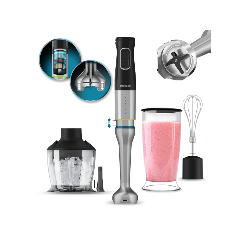 Mixeur plongeant Cecotec Katana 15 noir 1500W, 21 vitesses Mixeur plongeant Cecotec Katana 15 noir 1500W, 21 vitesses