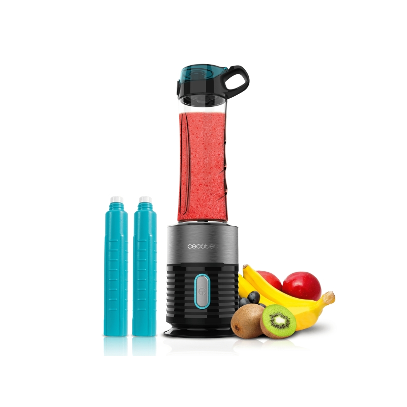 Mixeur Cecotec Power Titanium 650 EasyGo Noir 2 gobelets