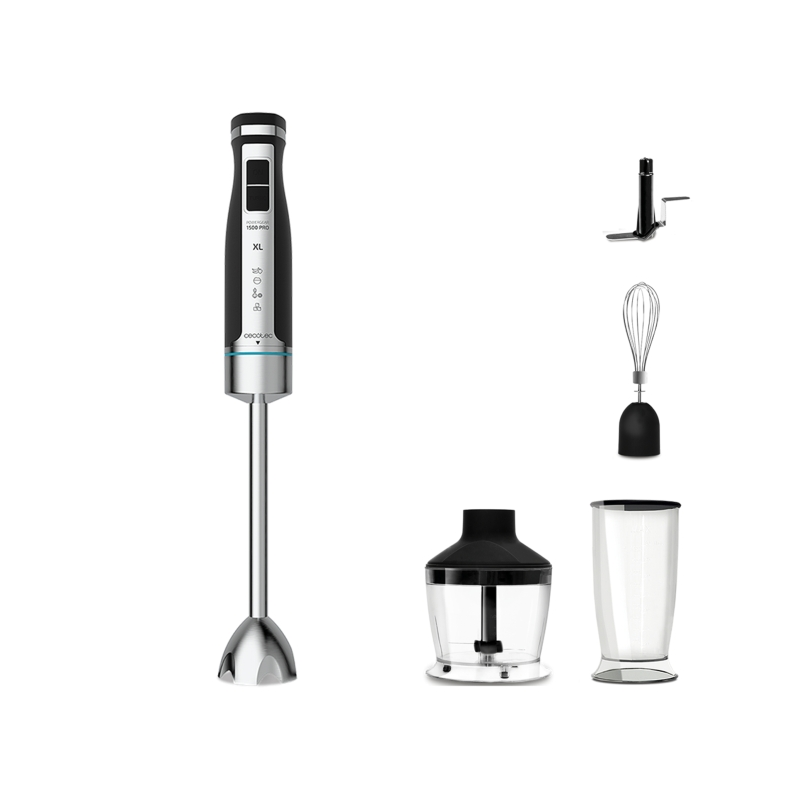 Mixeur plongeant Cecotec PowerGear 1500 XL Pro acier Mixeur plongeant Cecotec PowerGear 1500 XL Pro acier
