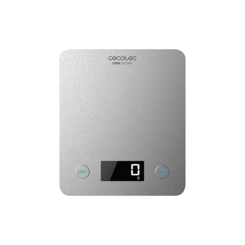 Balance de cuisine connectée Cecotec inox 5 kg 1 g LCD Balance de cuisine connectée Cecotec inox 5 kg 1 g LCD