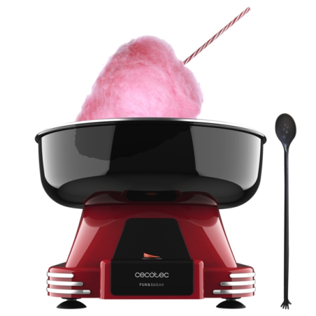 Machine à barbe à papa noir rouge