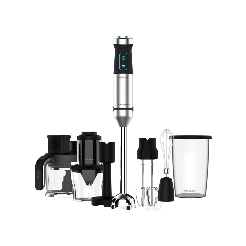 Mixeur plongeant Cecotec Power TitanBlack 1500W Noir Mixeur plongeant Cecotec Power TitanBlack 1500W Noir