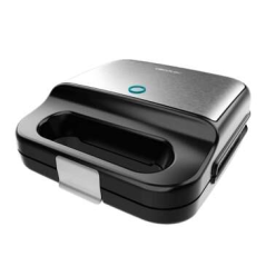 appareil à sandwich noir argent