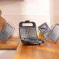 Cecotec Rock’nToast 4 en 1 Appareil à sandwich 1000W Noir/argent