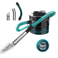 Aspirateur à cendres noir bleu