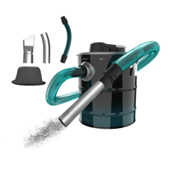 Aspirateur à cendres noir bleu