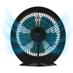 Ventilateur sur pied noir