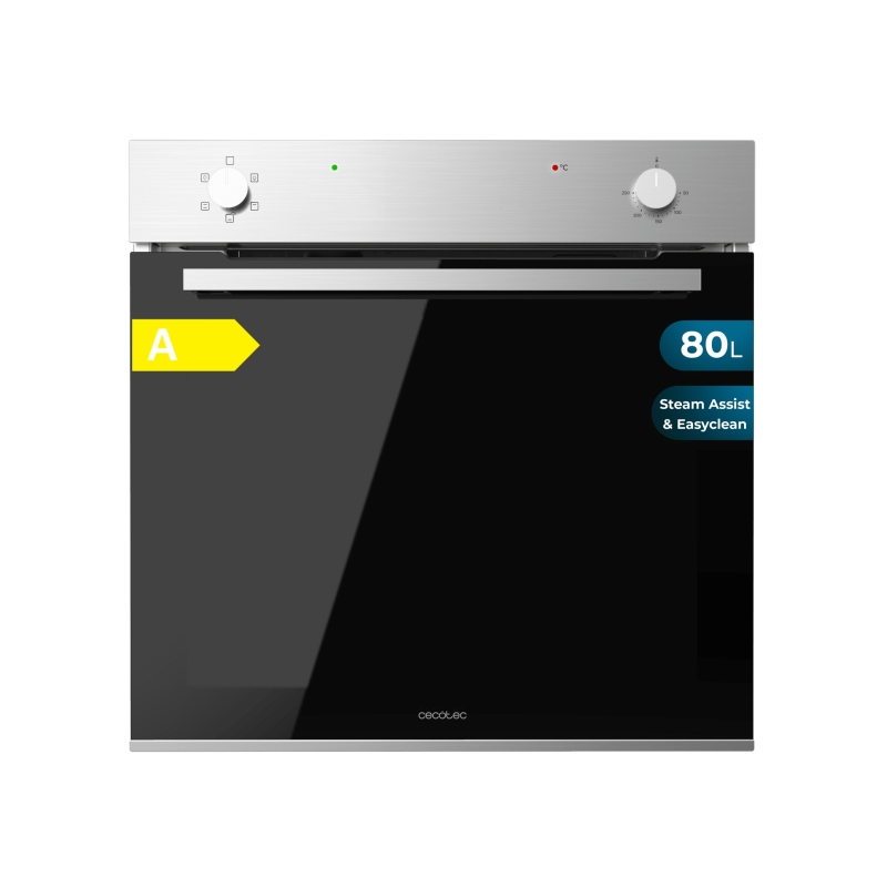 Quatre encastrables Cecotec Bolero Hexa 80 L noir/argent Quatre encastrables Cecotec Bolero Hexa 80 L noir/argent