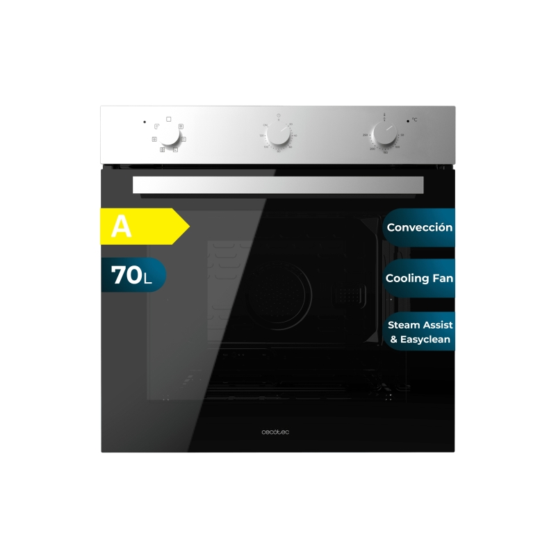 Four encastrable Cecotec 70 L noir argent