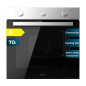 Four encastrable Cecotec 70 L noir argent