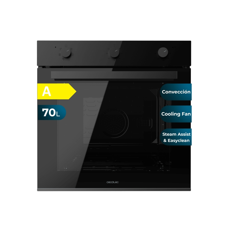 Four encastrable Cecotec multifonction 70 L noir Four encastrable Cecotec multifonction 70 L noir
