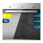 Quatre encastrable Cecotec Bolero Hexa 70 L noir argent Quatre encastrable Cecotec Bolero Hexa 70 L noir argent