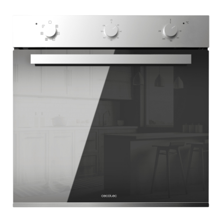 Quatre encastrable Cecotec Bolero Hexa 70 L noir argent