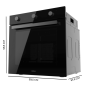 Quatre encastrable Cecotec Bolero Hexa 70L noir Quatre encastrable Cecotec Bolero Hexa 70L noir