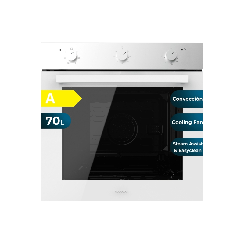 Four encastrable Cecotec 70 L noir/blanc 2800 W Four encastrable Cecotec 70 L noir/blanc 2800 W