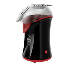 machine à pop corn noir rouge